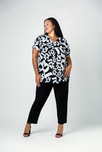 Load image into Gallery viewer, Black LABB Clothing | BL45-101 3 Button BL Signature Draped Top