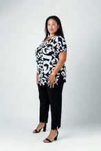 Load image into Gallery viewer, Black LABB Clothing | BL45-101 3 Button BL Signature Draped Top