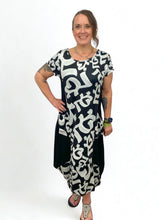 Load image into Gallery viewer, Black LABB Clothing | BL59-101 BL Signature Colour Block Dress