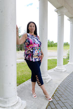 Load image into Gallery viewer, Black LABB Clothing | BL05-223 Perfect Fresh Magazine Round Neck Tank