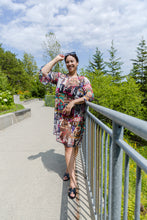 Load image into Gallery viewer, Black LABB Clothing | BL104-223 Fresh Mag Asymmetric Long Mesh Cover-Up