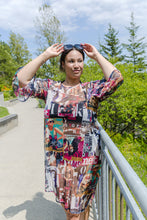 Load image into Gallery viewer, Black LABB Clothing | BL104-223 Fresh Mag Asymmetric Long Mesh Cover-Up