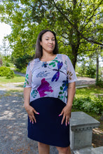 Load image into Gallery viewer, Black LABB Clothing | BL105-221 Nature's Finest Curved Hem Mesh Top