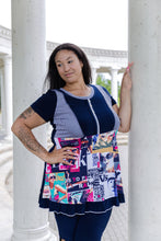 Load image into Gallery viewer, Black LABB Clothing | BL108-223/97 Fresh Mag Navy Tunic/Dress