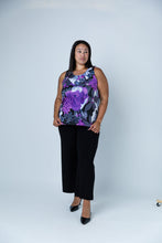 Load image into Gallery viewer, Black LABB Clothing | BL24-205 Perfect Goth Purple Petite Tank