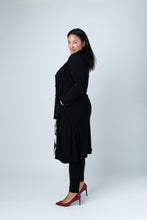 Load image into Gallery viewer, Black LABB Clothing | BL63-201 Chain Link Duster/Dress