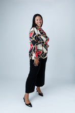 Load image into Gallery viewer, Black LABB Clothing | BL68-201 Chain Link Collar Scoop Neck Top