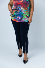 Load image into Gallery viewer, Black LABB Clothing | BL86-97 Navy Front Zip Pant with Pockets