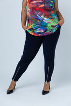 Load image into Gallery viewer, Black LABB Clothing | BL86-97 Navy Front Zip Pant with Pockets