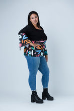 Load image into Gallery viewer, Black LABB Clothing | BL87-208 80's Square Neck Top