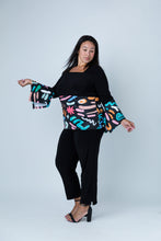 Load image into Gallery viewer, Black LABB Clothing | BL87-208 80's Square Neck Top