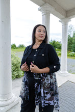 Load image into Gallery viewer, Black LABB Clothing | BL92-223B Fresh Mag Mesh With Black Linen Jacket