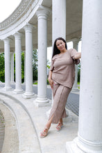 Load image into Gallery viewer, Black LABB Clothing | BL98 Beige Linen Pant With Button Detail