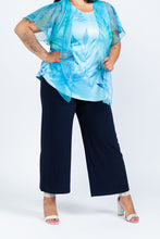 Load image into Gallery viewer, Black LABB Clothing | BL28-97 Perfect Navy Petite Palazzo Pant