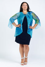 Load image into Gallery viewer, Black LABB Clothing | BL22-108 Ocean Oasis Criss Cross Overlay