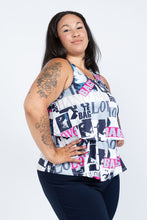 Load image into Gallery viewer, Black LABB Clothing | BL48-113 Magazine Layered Tank