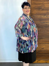 Load image into Gallery viewer, Water Colour Chiffon Open Jacket