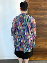 Load image into Gallery viewer, Water Colour Chiffon Open Jacket