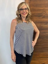 Load image into Gallery viewer, Perfect Striped Round Neck Tank