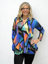 Load image into Gallery viewer, Black LABB Clothing | BL75-203 Mosaic 2 Pocket Tunic
