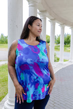 Load image into Gallery viewer, Black LABB Clothing | BL05-218 Perfect Whimsical Blue Round Neck Tank
