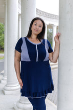 Load image into Gallery viewer, Black LABB Clothing | BL108-97 Navy Tunic/Dress
