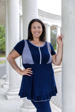 Load image into Gallery viewer, Black LABB Clothing | BL108-97 Navy Tunic/Dress
