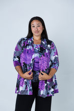 Load image into Gallery viewer, Black LABB Clothing | BL17-205 Goth Purple Open Jacket
