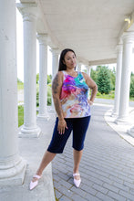 Load image into Gallery viewer, Black LABB Clothing | BL24-226 Perfect Coloured Marble Petite Tank
