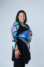 Load image into Gallery viewer, Black LABB Clothing | BL85-203 Mosaic Colour Block Tunic
