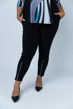 Load image into Gallery viewer, Black LABB Clothing | BL86-99 Black Front Zip Pant with Pockets
