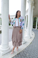 Load image into Gallery viewer, Black LABB Clothing | BL109 Beige Pin Tuck Skirt
