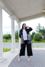 Load image into Gallery viewer, Black LABB Clothing | BL92-223B Fresh Mag Mesh With Black Linen Jacket
