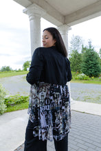 Load image into Gallery viewer, Black LABB Clothing | BL92-223B Fresh Mag Mesh With Black Linen Jacket
