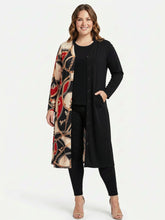 Load image into Gallery viewer, Black LABB Clothing | BL63-201 Chain Link Duster/Dress
