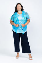 Load image into Gallery viewer, Black LABB Clothing | BL28-97 Perfect Navy Petite Palazzo Pant
