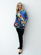 Load image into Gallery viewer, Black LABB Clothing | BL75-203 Mosaic 2 Pocket Tunic
